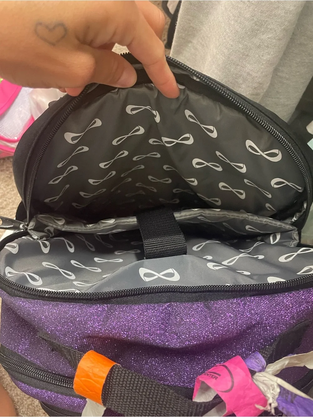 NFINITY COLOR SPARKLE CHEER BACKPACK
